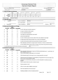 AKC Inspection Report Page#2